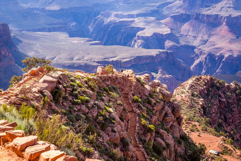 Wandern im Grand Canyon bright angel trail
