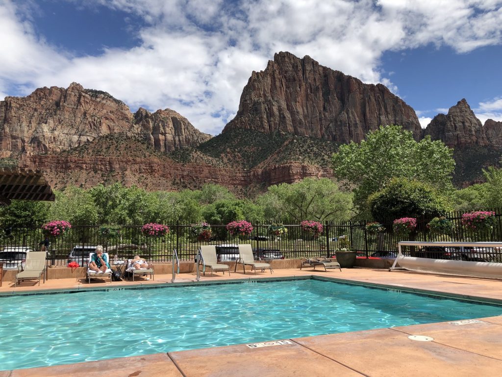 Schwimmbad Cable Mountain Lodge Zion